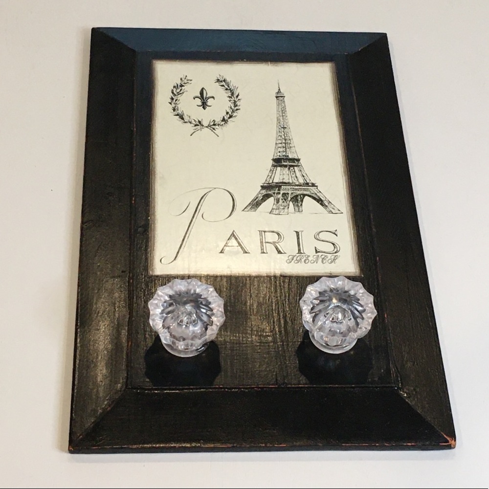 Paris Wall Decor & Coat Rack - Picture 2 of 9